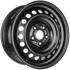 ДШ 5*112 16*6 D57.1 ET43 Magnetto 16018 черный глянцевый